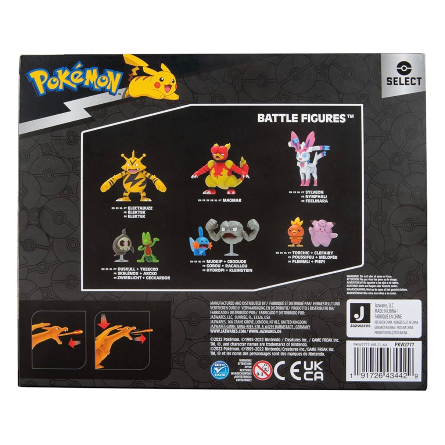 Pokémon Select Evolutions Multipacks Charizard Charmeleon Charmander