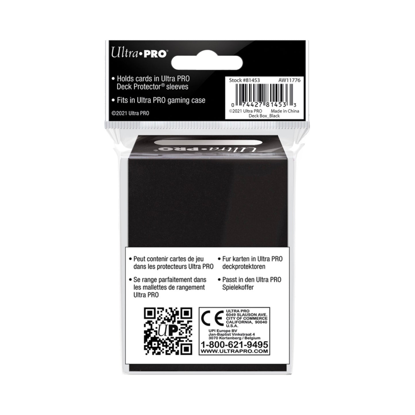 Ultra PRO PRO 80+ Deck Box: Black