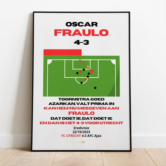 Oscar Fraulo goal vs AFC Ajax