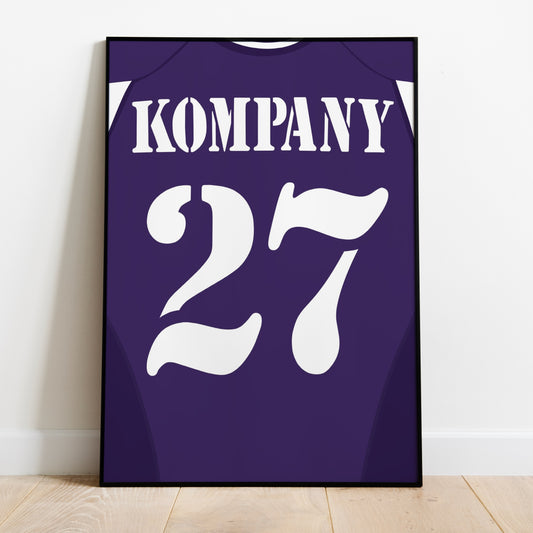 Anderlecht Shirt Print Kompany 2004-05