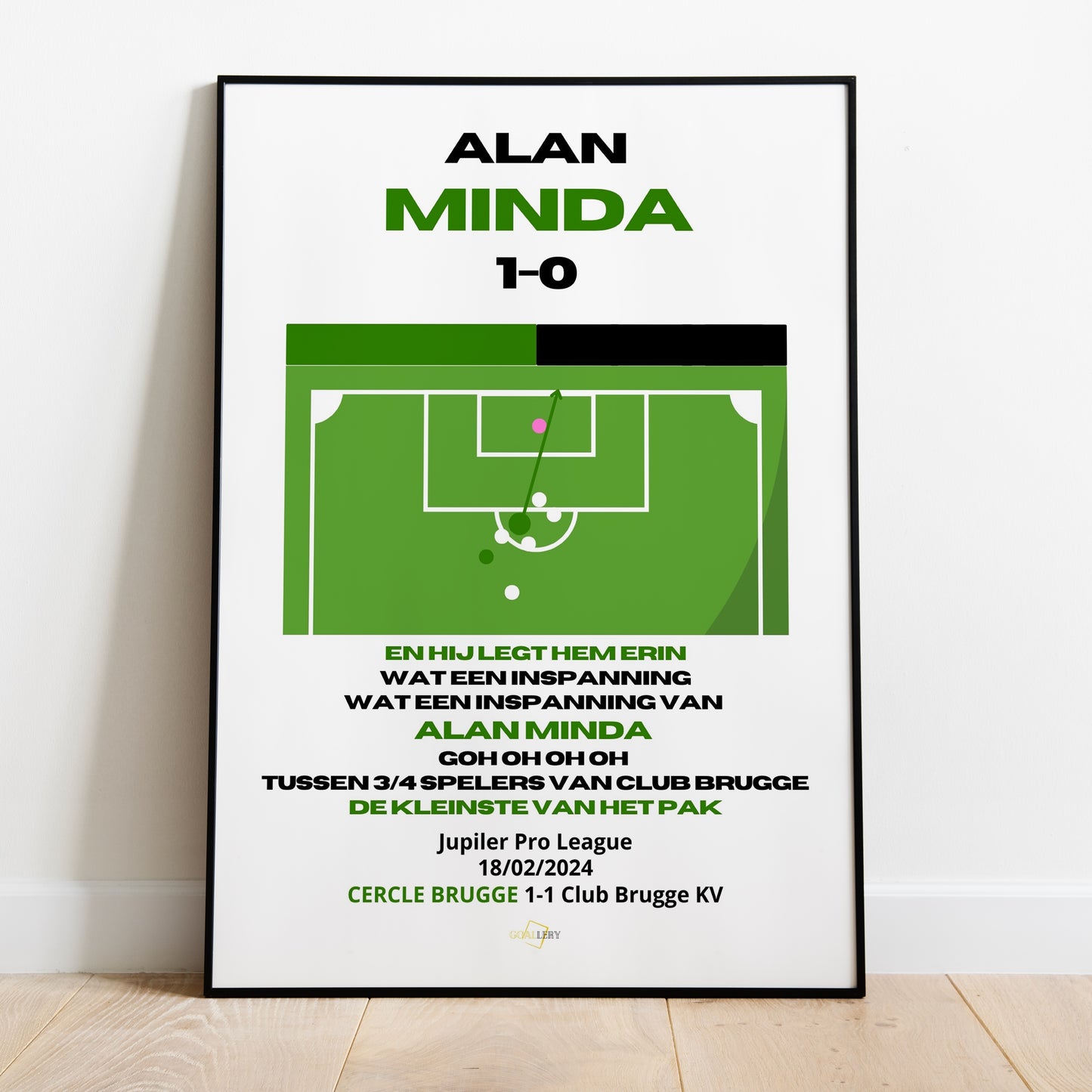 Alan Minda goal vs Club Brugge