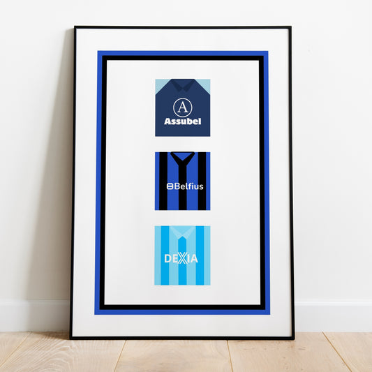 Club Brugge 'iconic shirts'