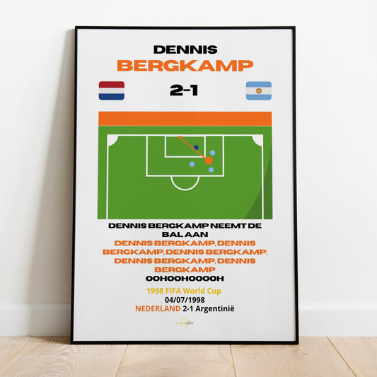 Dennis Bergkamp goal vs Argentinië