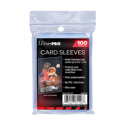 Ultra PRO Trading Card Penny Sleeves® 100 Pack 2.5" x 3.5"