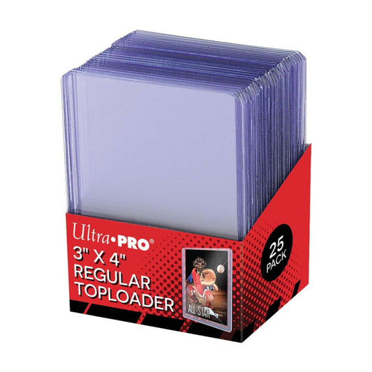 Ultra PRO 3" x 4" Clear Regular Toploader 25ct